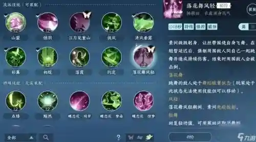 技能的分类游戏，技能游戏有哪些