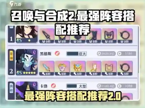 召唤与合成大师阵容搭配，召唤与合成最厉害的组合插图