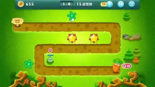 保卫萝卜1丛林20攻略，保卫萝卜1攻略丛林10攻略插图