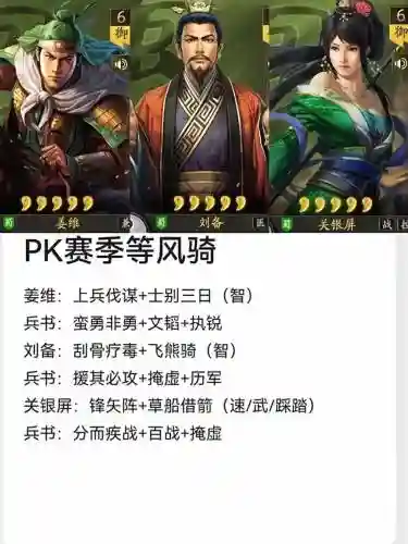 三星魏国阵容搭配技巧，魏国四星武将战法分析