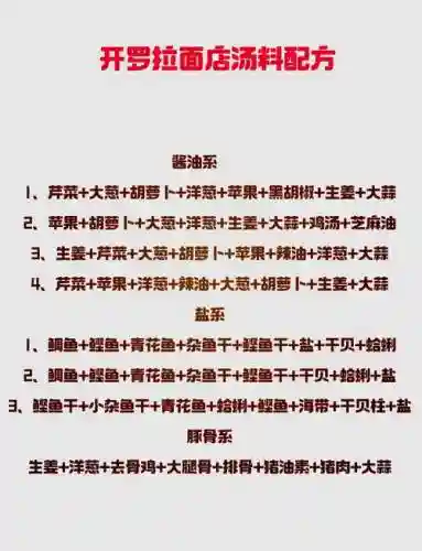 开罗拉面馆汤配方攻略，开罗拉面店全国篇味噌汤配方插图