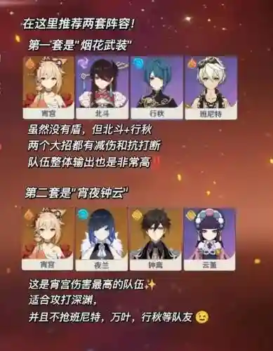 霄宫副c阵容搭配，霄宫值得培养吗插图