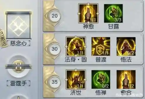 镇魔曲页游圣修技能怎么升级，镇魔曲圣修宝石搭配插图