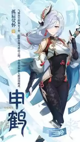 神里搭配阵容申鹤，神里神鹤